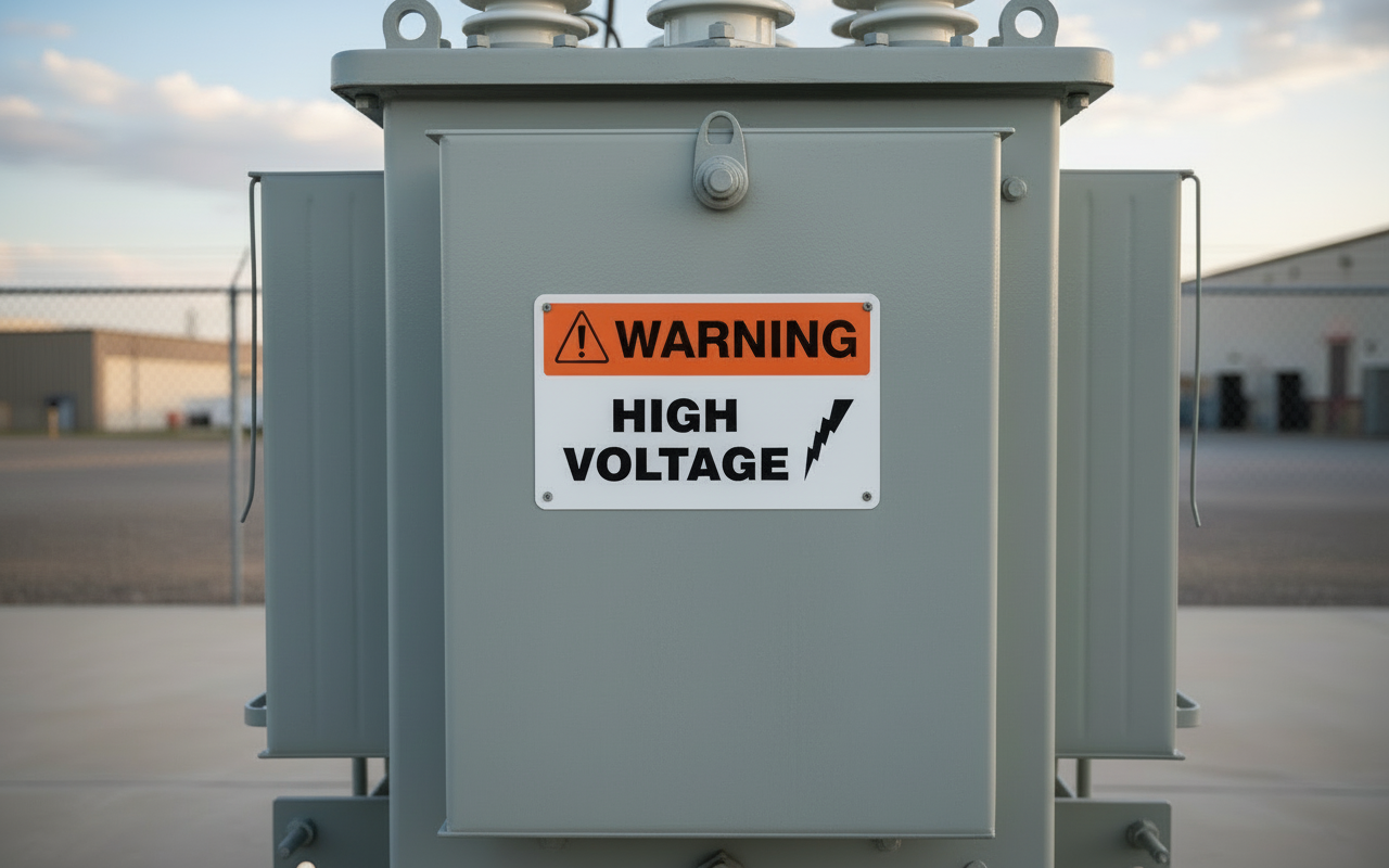 AVERTISSEMENT - HAUTE TENSION - WA800
