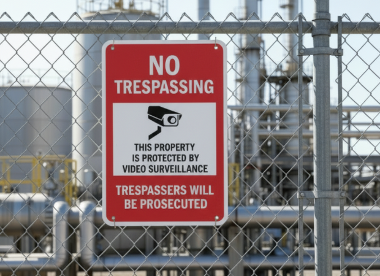 Security Signs 24 hour surveillance