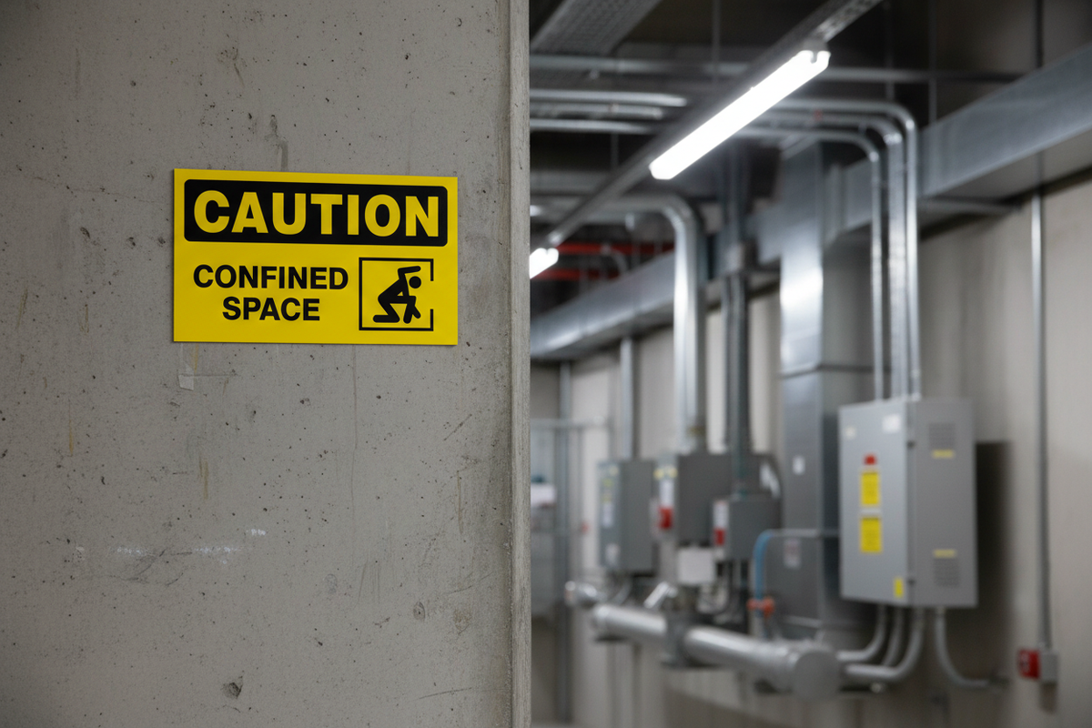 Confined Space Signs Collection Image