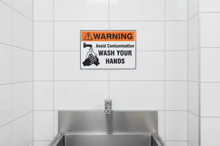 Hand Washing Signs Collection Image