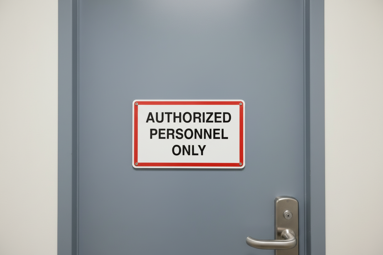 Authorized Personnel Signs