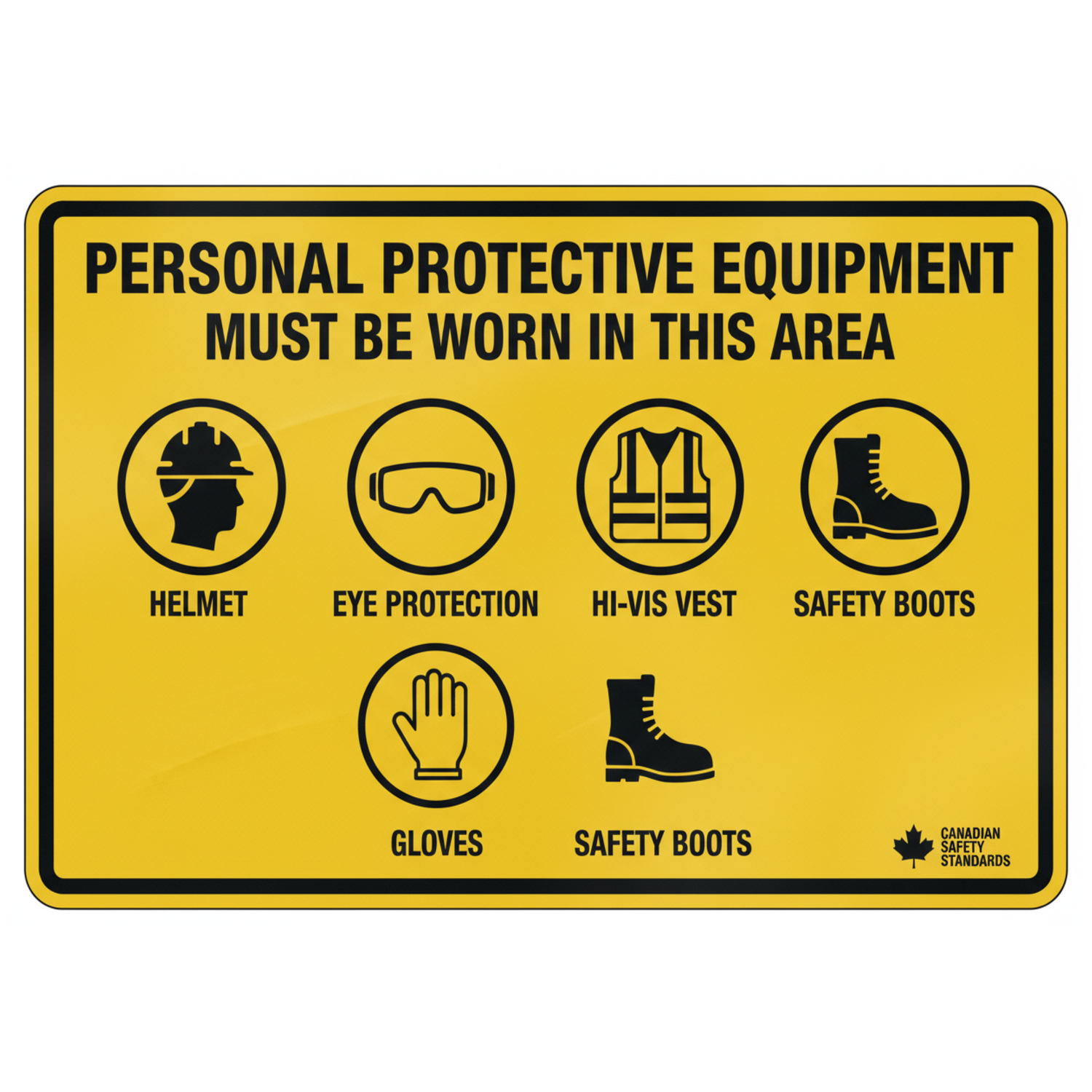 Personal Protection Signs