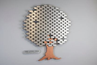 200 Leaf Donor Trees with silver leaves and light stain trunk