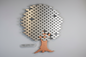 200 Leaf Donor Trees with silver leaves and light stain trunk