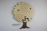 200 Leaf Donor Tree with gold leaves and dark stain trunk