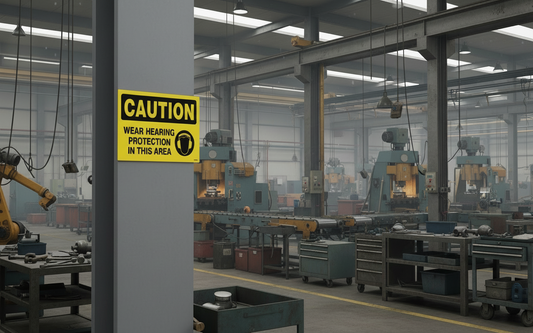CAUTION - WEAR HEARING PROTECTION IN THIS AREA - CA312