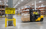 CAUTION - FORK LIFTS CROSSING - CA519
