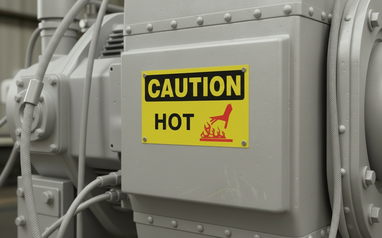 ATTENTION - CHAUD - CA900