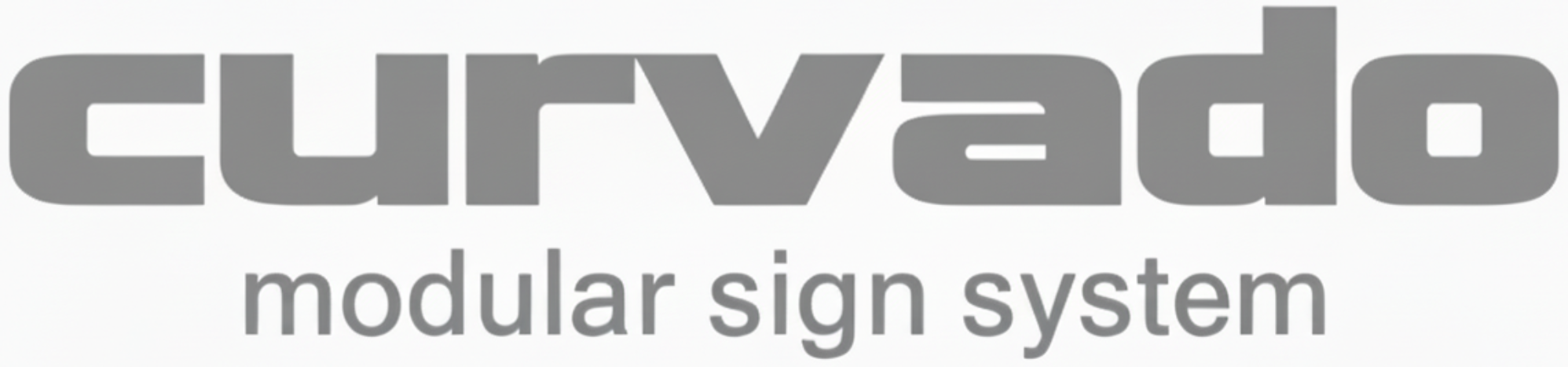 Curvado Modular Sign System Logo