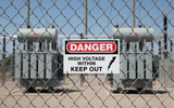 DANGER - HIGH VOLTAGE WITHIN KEEP OUT - DA802