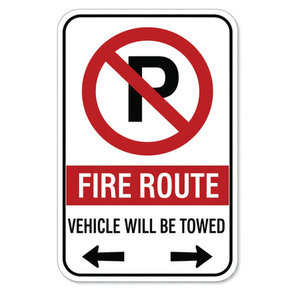 Fire Route Sign TR-101