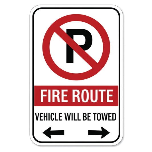 Fire Route Sign TR-101