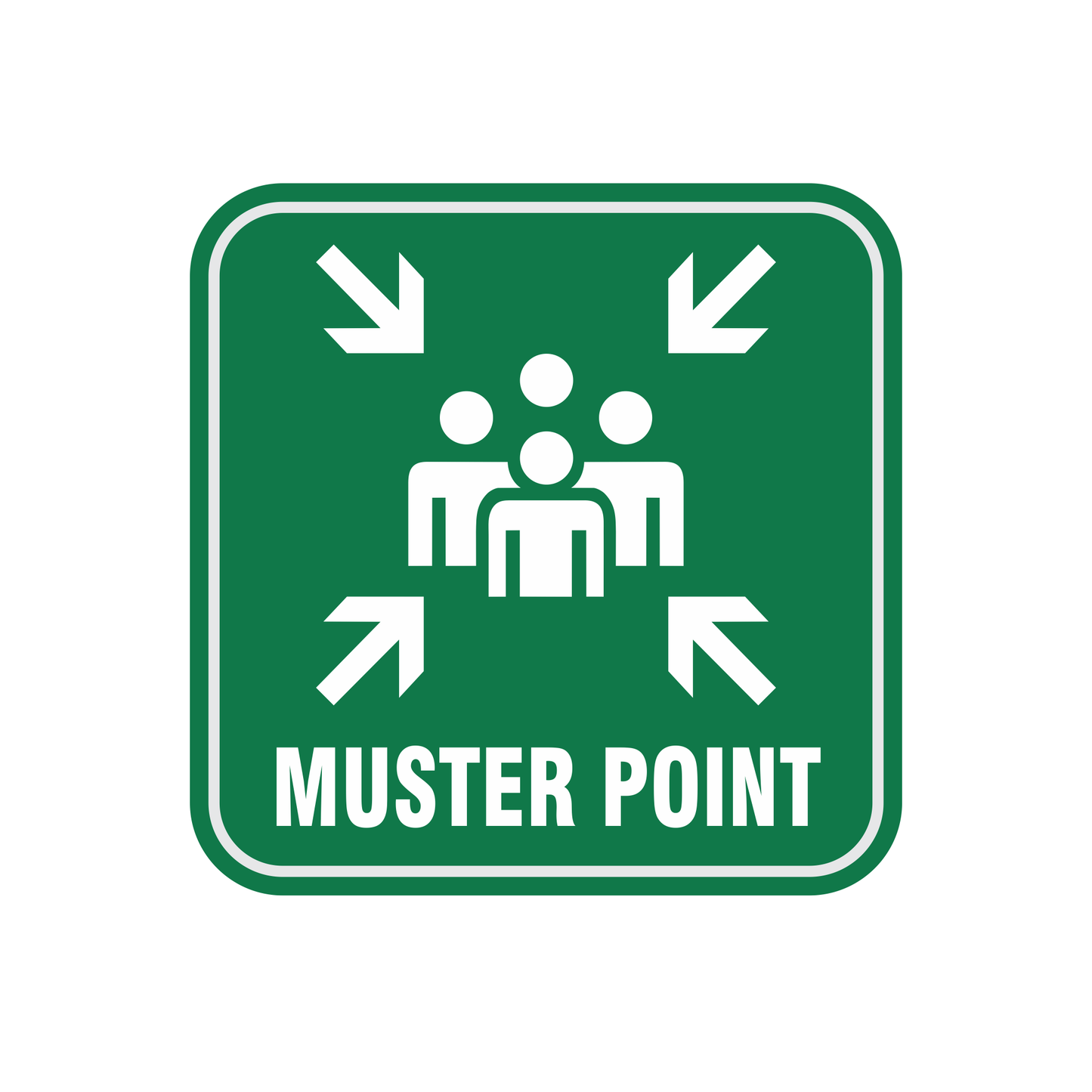 Muster Point Sign