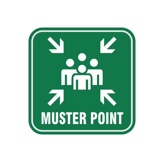 Muster Point Sign