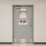 PORTE INCENDIE GARDER FERMÉE - Panneau 8 "x 12" / No R156