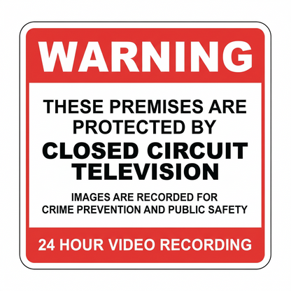 Warning CCT Sign