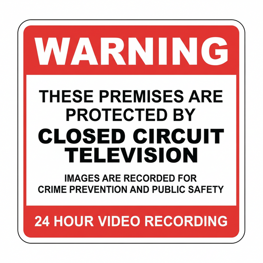 Warning CCT Sign