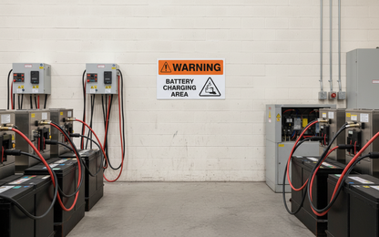 AVERTISSEMENT - ZONE DE CHARGE DE LA BATTERIE - WA690