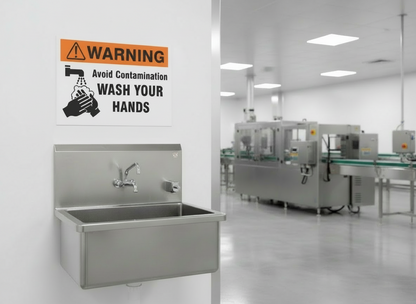 WARNING- AVOID CONTAMINATION - WASH YOUR HANDS