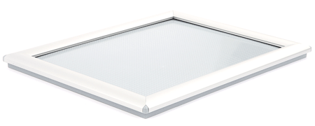 Snap frame with open profile