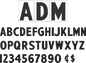 10" Church Change Letters - Black Letters & numbers
