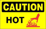 CAUTION Sign - HOT