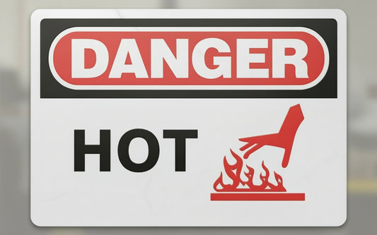 DANGER Sign - HOT