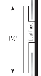 Changeable Sign Letter Track - Middle Dual