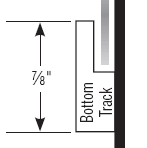 Sign Letter Track - Bottom