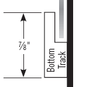 Sign Letter Track - Bottom
