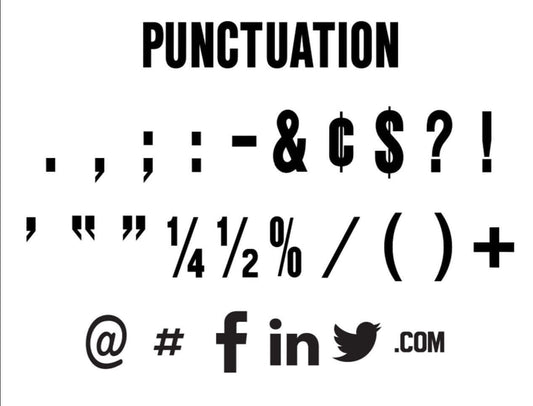 Change Letter Punctuation