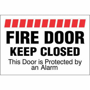 FIRE DOOR KEEP CLOSED - Sign
