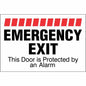 EMERGENCY EXIT -  Sign