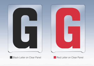 6" Readograph Letters