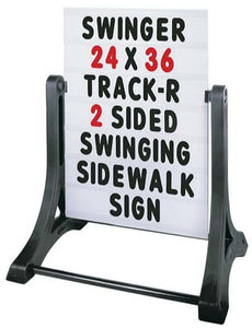 Sidewalk Sign - swinging