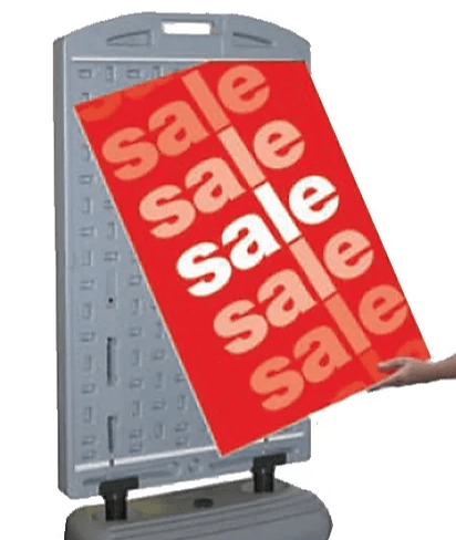 Sidewalk Sign - removable graphics panels